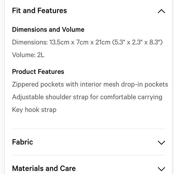 Lululemon crossbody bag with double pockets - Picture 3 of 3